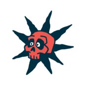 Elements Skulls logo template 52
