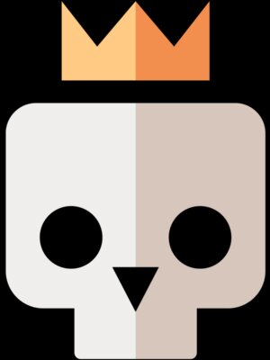 Elements Skulls logo template