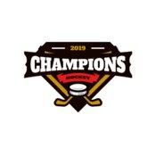 Champions Hockey logo template
