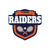 Raiders Tennis logo template