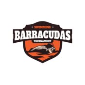 Barracudas Swimming Tournament logo template