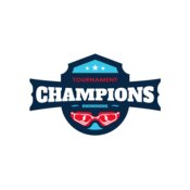 Champions Tournament Swimming logo template
