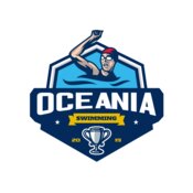 Oceania Swimming logo template