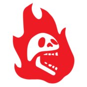 Elements Skull logo template 09