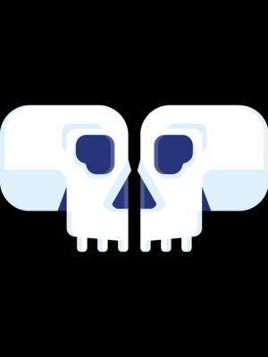 Elements Skulls logo template 21