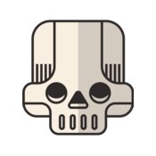 Elements Skulls logo template 74