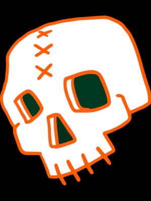 Elements Skulls logo template 81