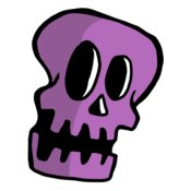Elements Skulls logo template 109
