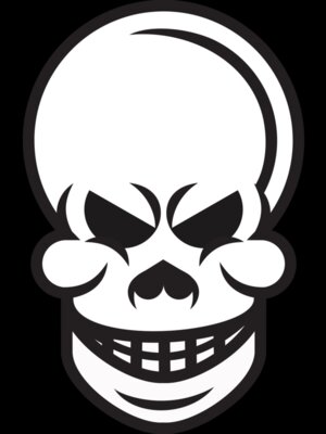 Elements Skulls logo template 115