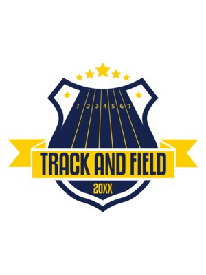 Track & Field Team Logo 06